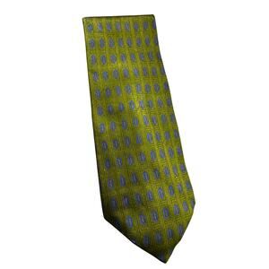 Vintage Green Evan Picone 80s Silk Necktie
